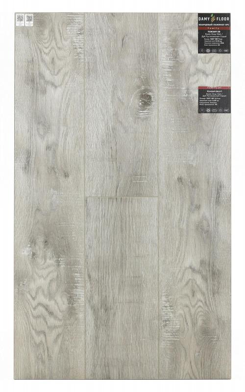 Виниловый ламинат Damy Floor Дуб Рустикальный Cерый TCM369-28-LVT