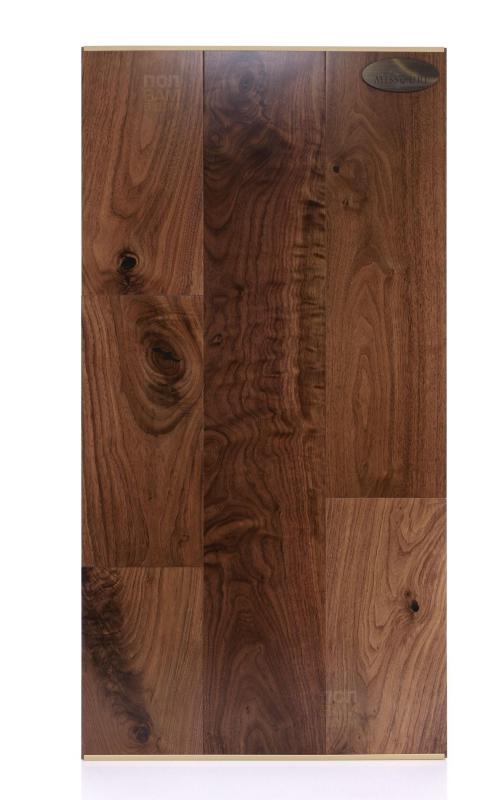 Массивная доска Missouri Орех Американский Натур 180мм Лак