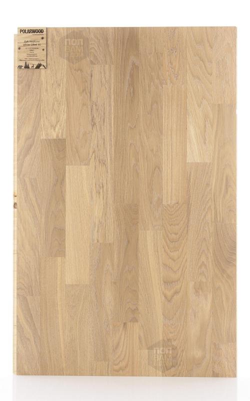 Паркетная доска Polarwood Oak Neptune White Oiled 3S
