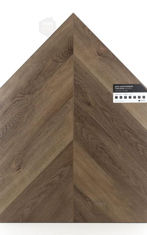 SPC ламинат Alpine Floor Дуб Коричневый ECO 18-13