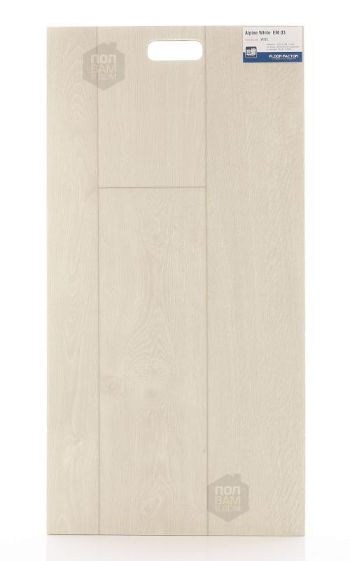 SPC ламинат FloorFactor Alpine White EM.03