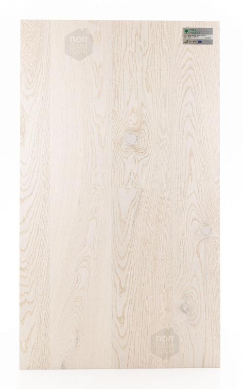 Паркетная доска Esta Parket Oak Village Bianco Perla Extra Matt Lac #AA8137