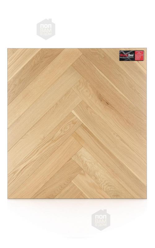 Инженерная доска Wood Bee ДУБ НАТУР БРАШ