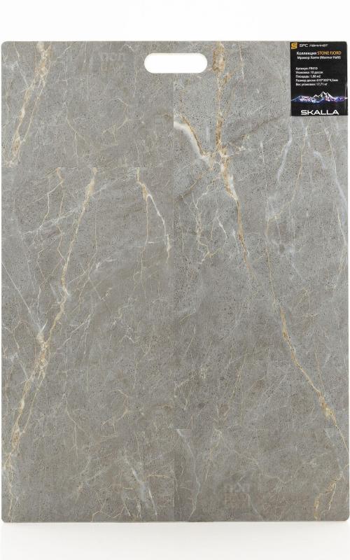 SPC ламинат Skalla Плитка Мрамор Халти  FR410