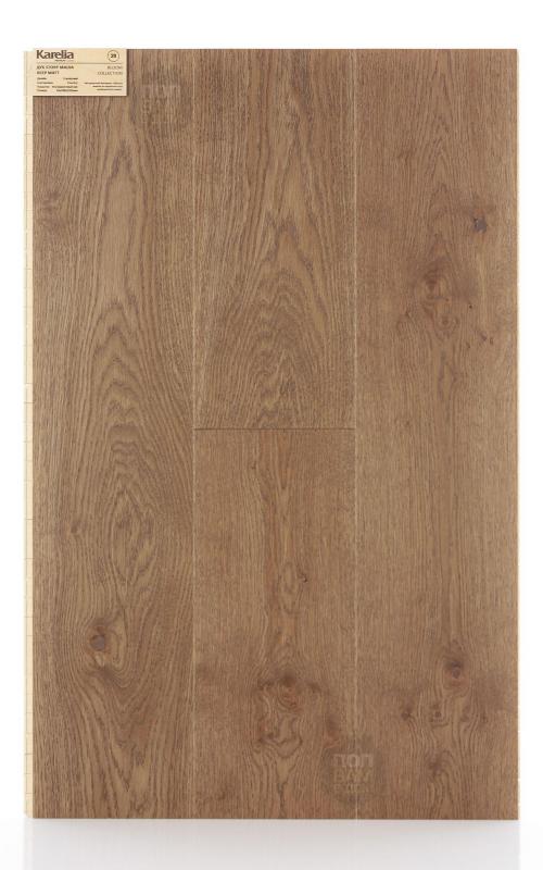Паркетная доска Karelia OAK STORY MALVA DEEP MATT