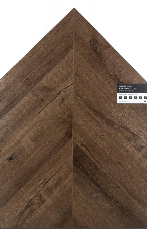 SPC ламинат Alpine Floor Дуб Мокка ECO 18-12